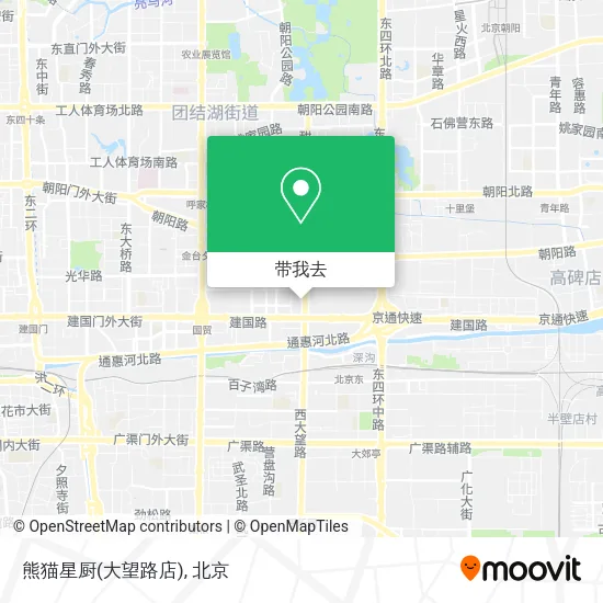 熊猫星厨(大望路店)地图