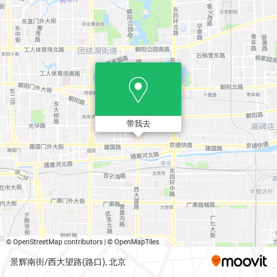 景辉南街/西大望路(路口)地图