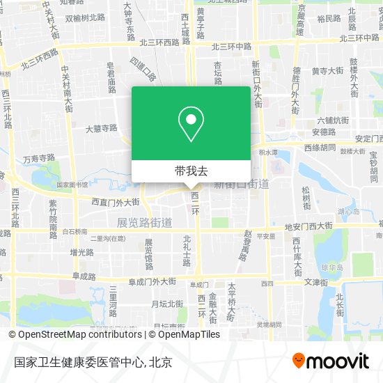 国家卫生健康委医管中心地图