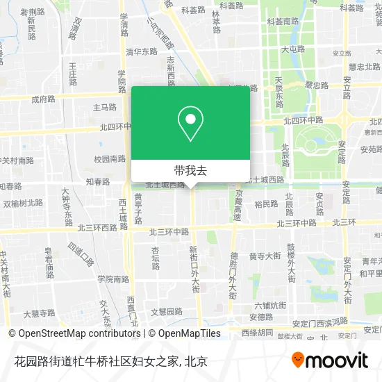 花园路街道牤牛桥社区妇女之家地图