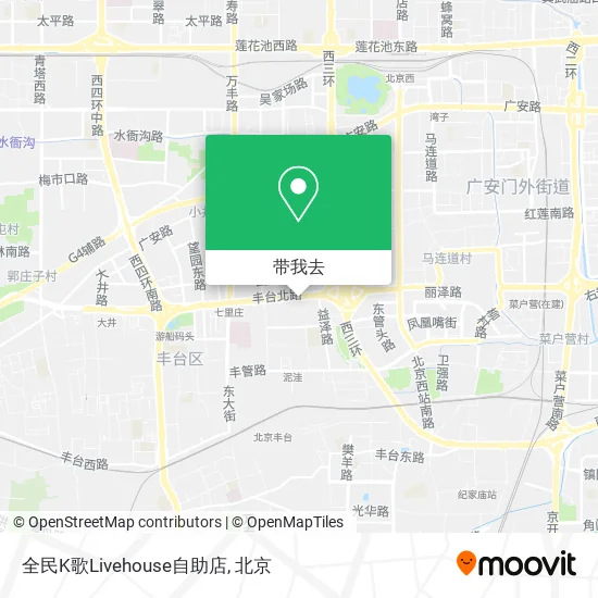 全民K歌Livehouse自助店地图