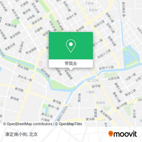 康定南小街地图