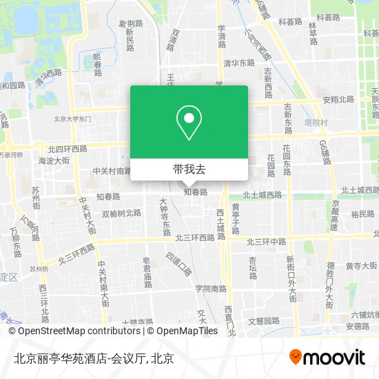 北京丽亭华苑酒店-会议厅地图