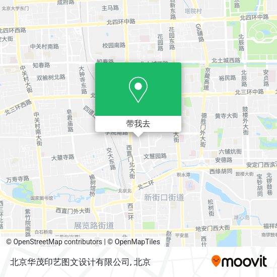 北京华茂印艺图文设计有限公司地图
