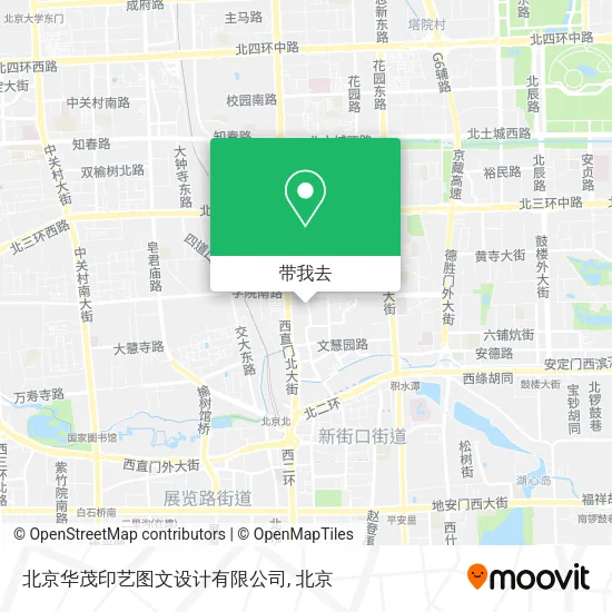 北京华茂印艺图文设计有限公司地图