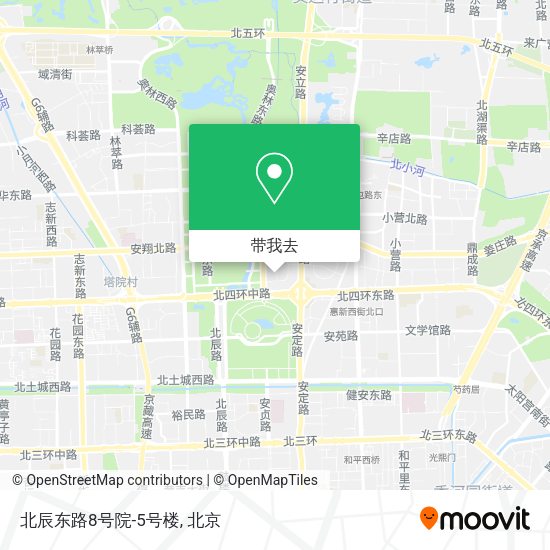 北辰东路8号院-5号楼地图