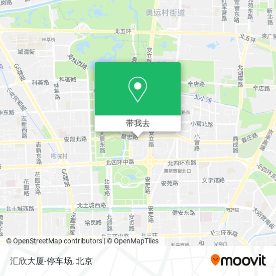 汇欣大厦-停车场地图