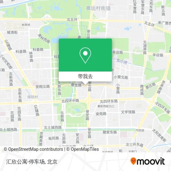汇欣公寓-停车场地图