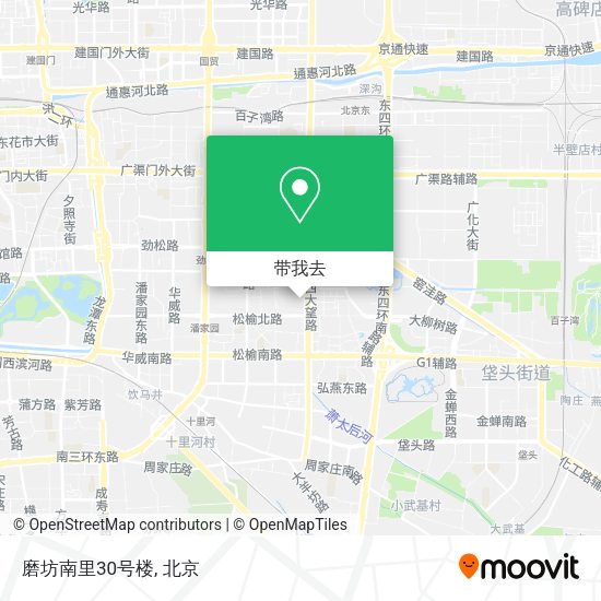 磨坊南里30号楼地图