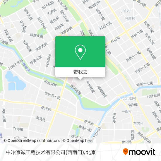 中冶京诚工程技术有限公司(西南门)地图