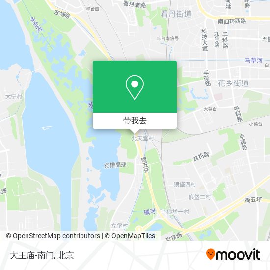 大王庙-南门地图
