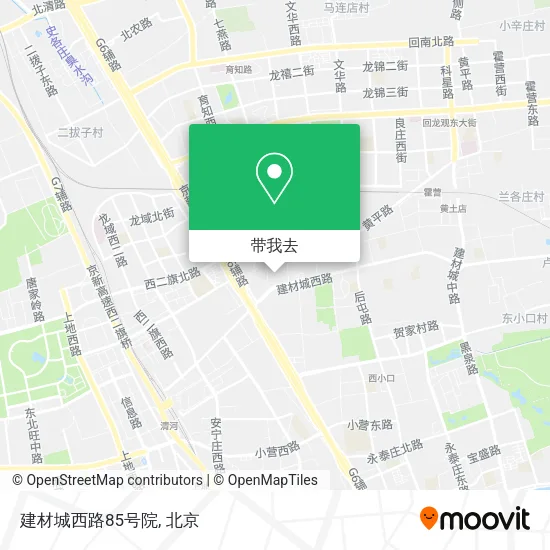 建材城西路85号院地图