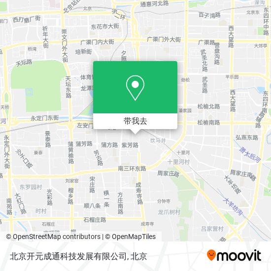 北京开元成通科技发展有限公司地图