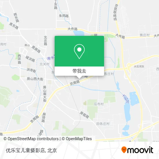 优乐宝儿童摄影店地图