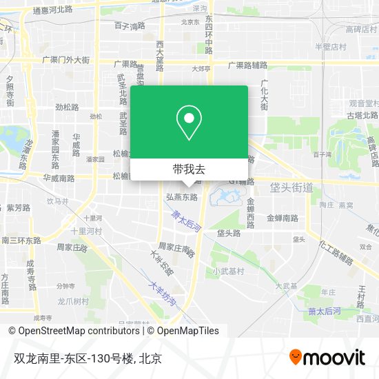 双龙南里-东区-130号楼地图