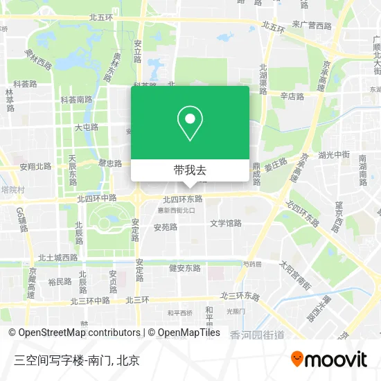 三空间写字楼-南门地图