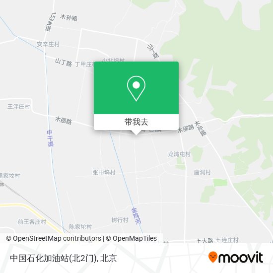 中国石化加油站(北2门)地图