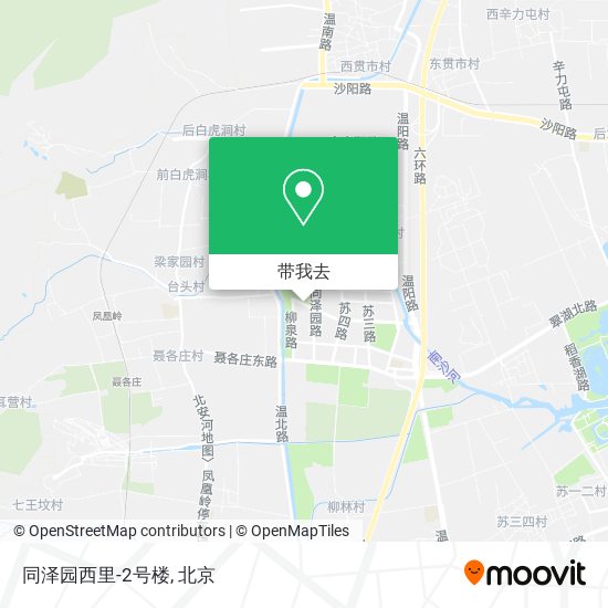 同泽园西里-2号楼地图