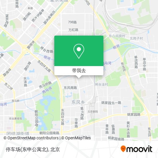 停车场(东申公寓北)地图