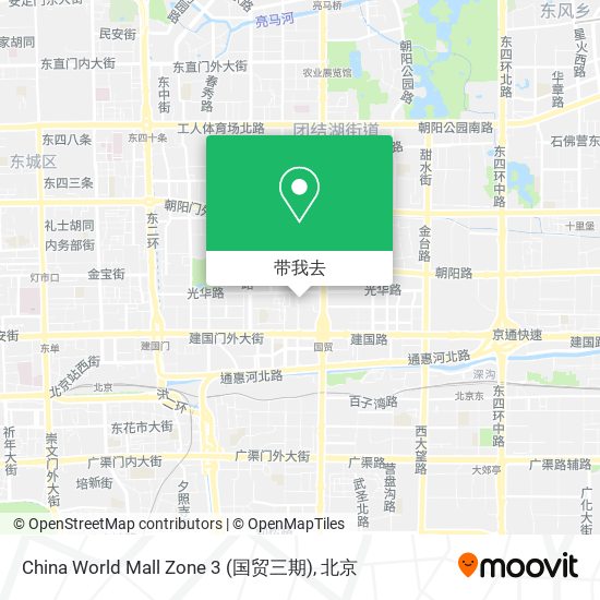China World Mall Zone 3 (国贸三期)地图