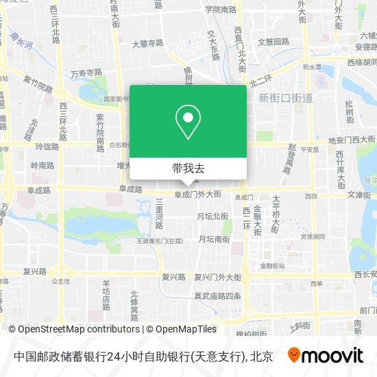 中国邮政储蓄银行24小时自助银行(天意支行)地图