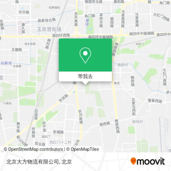 北京大方物流有限公司地图