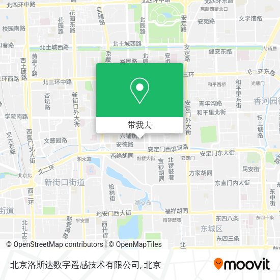 北京洛斯达数字遥感技术有限公司地图