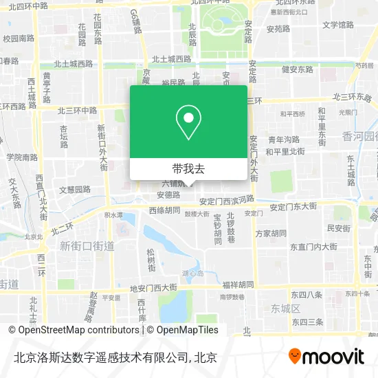 北京洛斯达数字遥感技术有限公司地图