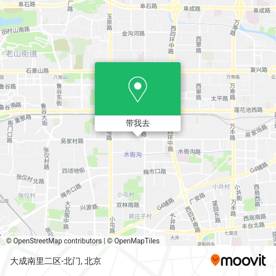 大成南里二区-北门地图