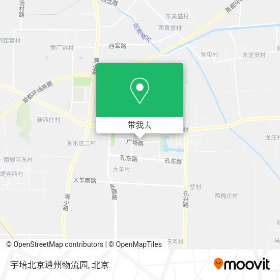 宇培北京通州物流园地图
