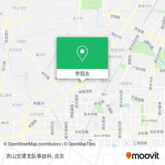 房山交通支队事故科地图