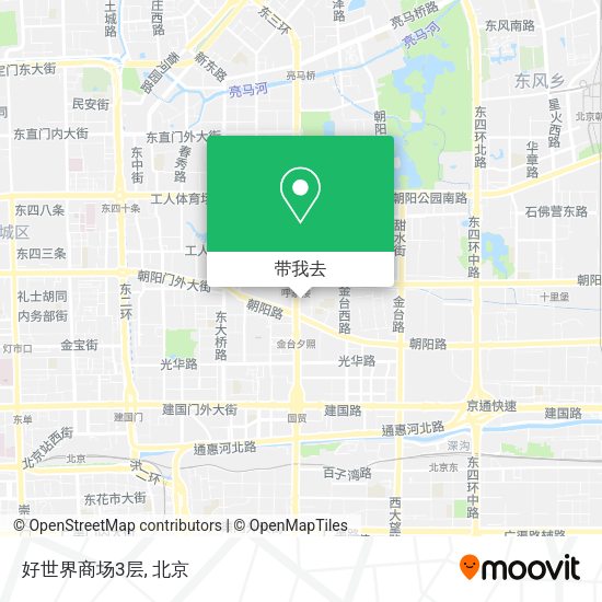 好世界商场3层地图