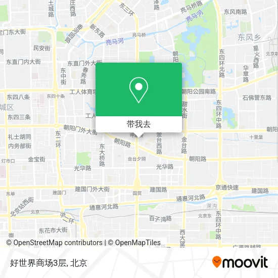 好世界商场3层地图