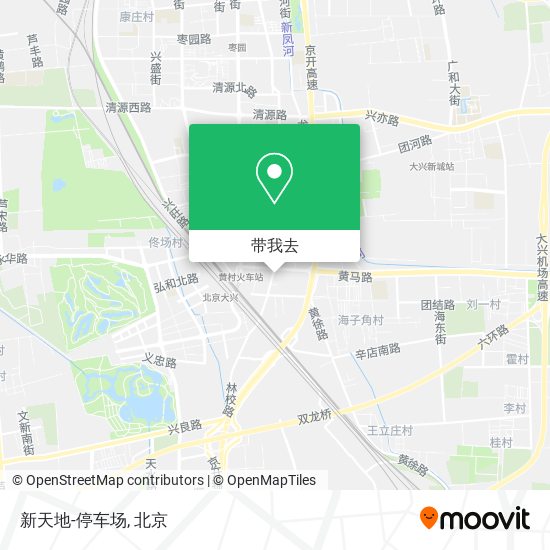 新天地-停车场地图