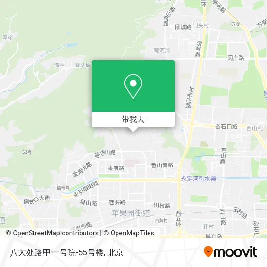 八大处路甲一号院-55号楼地图