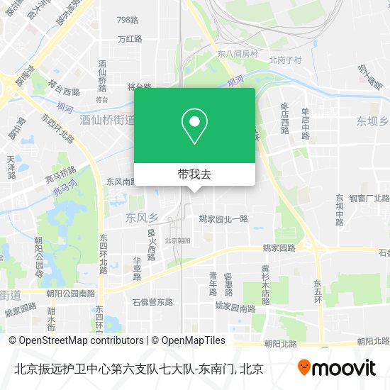 北京振远护卫中心第六支队七大队-东南门地图
