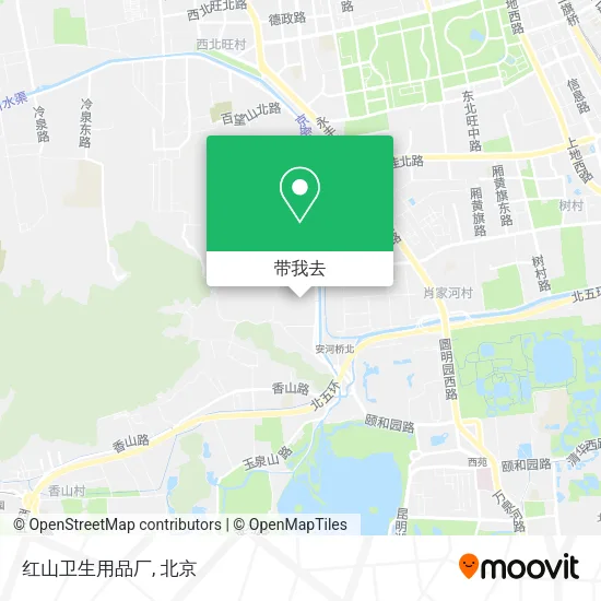 红山卫生用品厂地图