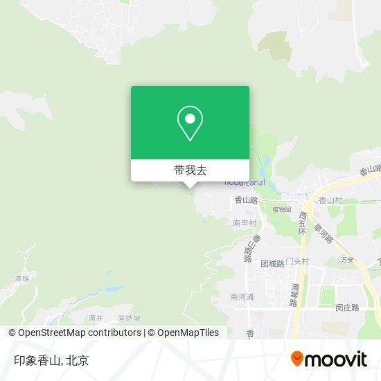 印象香山地图