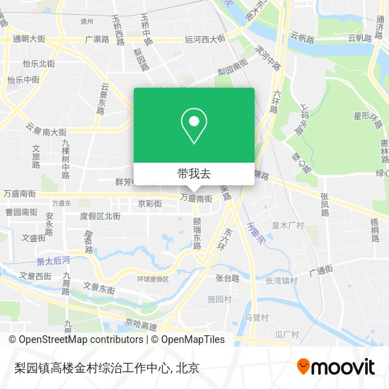 梨园镇高楼金村综治工作中心地图