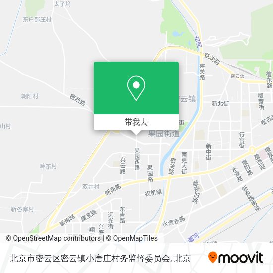 北京市密云区密云镇小唐庄村务监督委员会地图