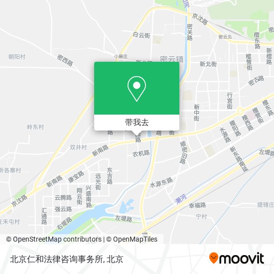 北京仁和法律咨询事务所地图
