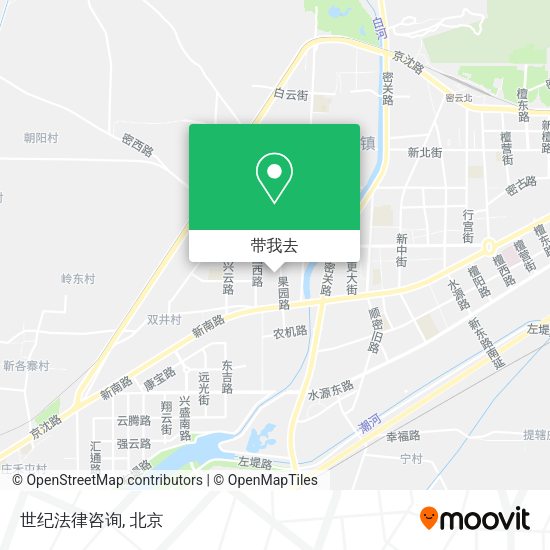 世纪法律咨询地图