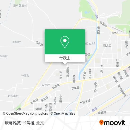 康馨雅苑-12号楼地图
