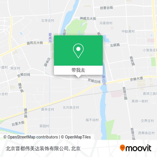 北京晋都伟美达装饰有限公司地图