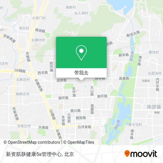 新资肌肤健康5s管理中心地图