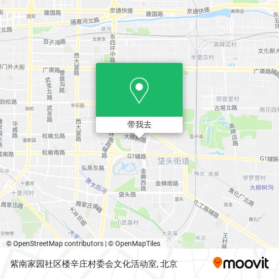 紫南家园社区楼辛庄村委会文化活动室地图