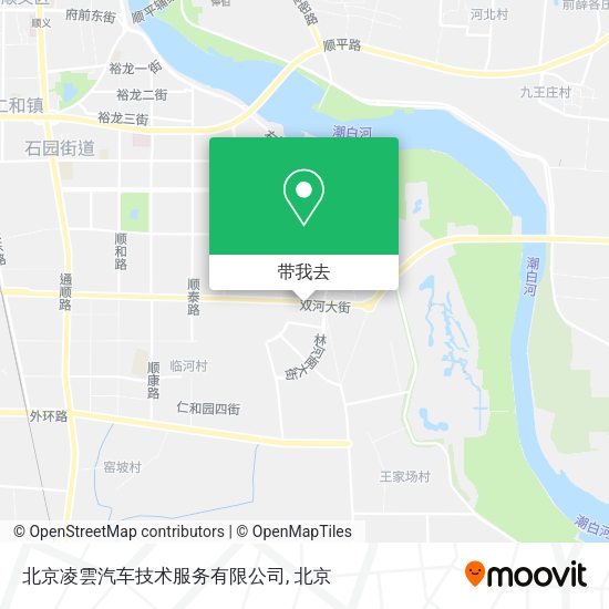 北京凌雲汽车技术服务有限公司地图