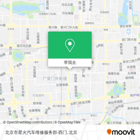 北京市星火汽车维修服务部-西门地图