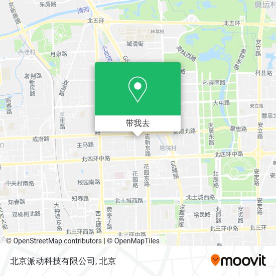 北京派动科技有限公司地图