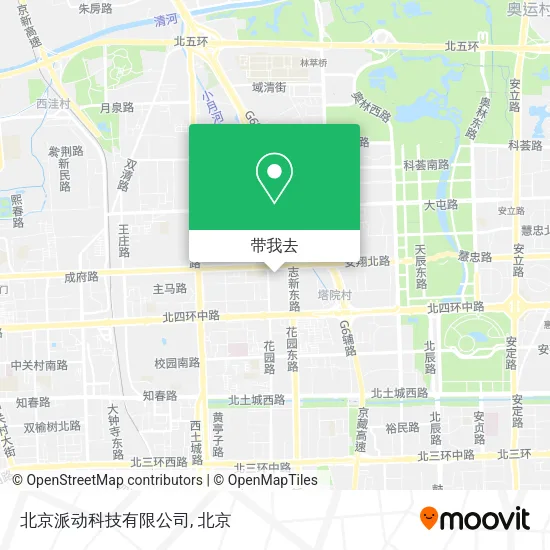 北京派动科技有限公司地图